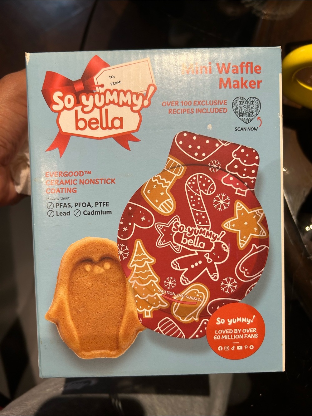 Target So Yummy Bella Red Holiday Mini Waffle Maker